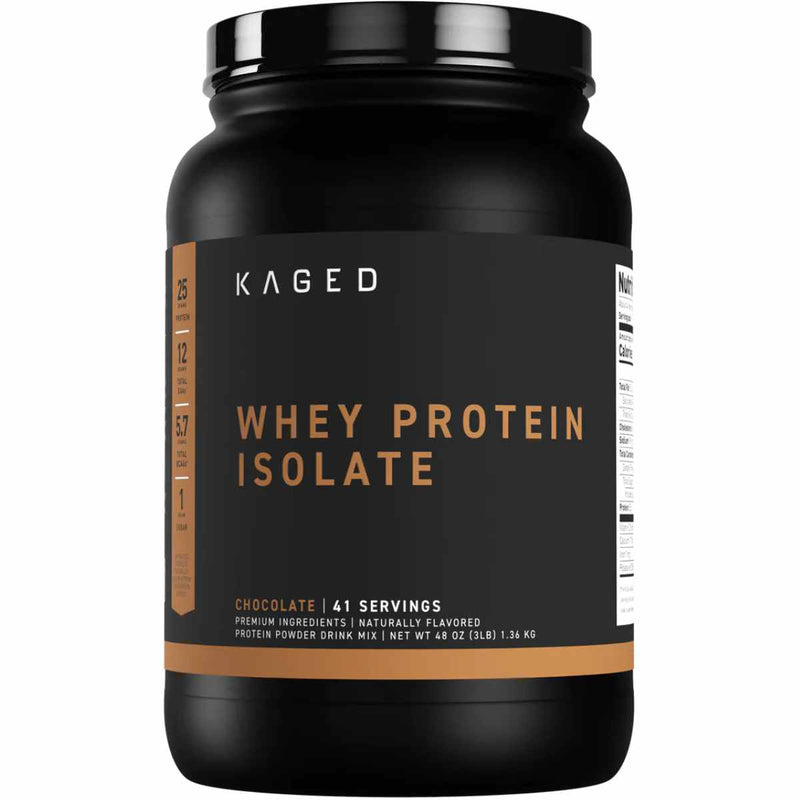 Kaged Aislado de Proteína de Suero - Sabor Chocolate - 1,36 g - Puro Estado Físico
