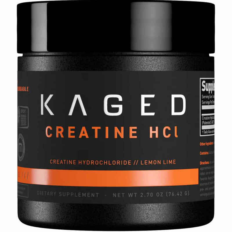 Kaged  Creatina HCl™ - Sabor Lima Limón - 76,42 g - Puro Estado Físico
