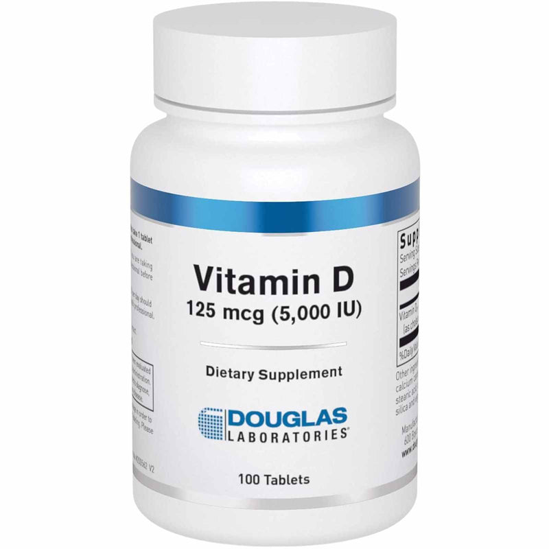 Sundown Vitamina D 5000 IU - 100 Tabletas - Puro Estado Físico