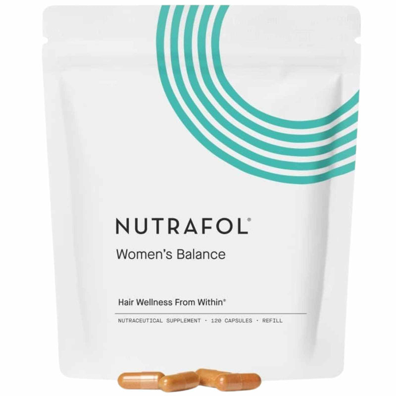 Nutrafol Suplemento para Crecimiento del Cabello en Mujeres Mayores de 45 años - 120 Cápsulas - Puro Estado Físico