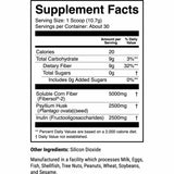 1st Phorm 1st Phorm Multi-Fiber Fibra Vegana Para Digestión - 321 g - Tabla Nutricional - Puro Estado Físico
