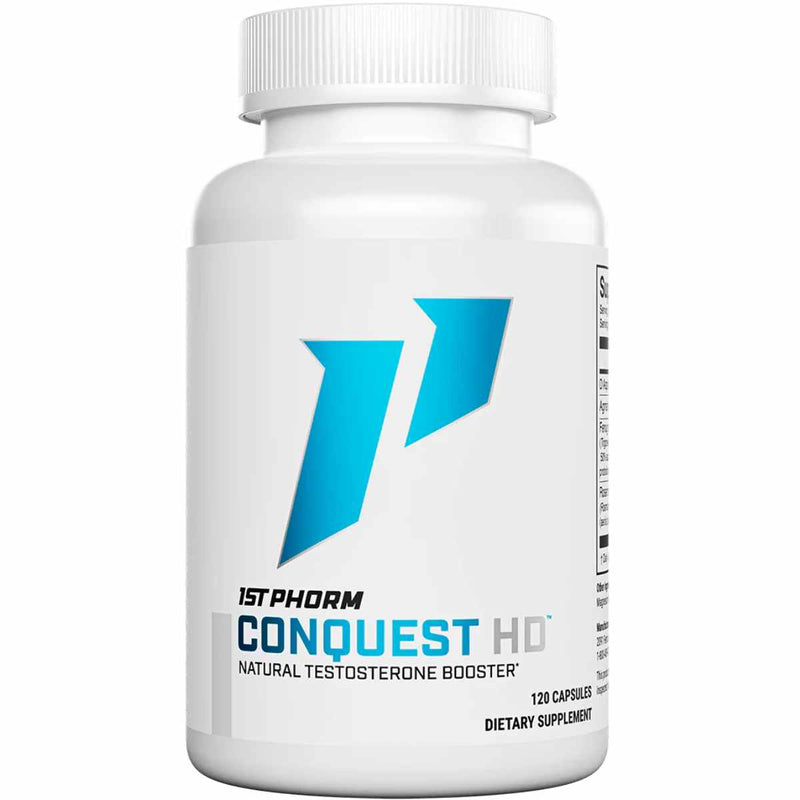 1st Phorm 1st Phorm Conquest HD Potenciador de Testosterona - 80 Cápsulas - Puro Estado Físico
