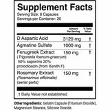 1st Phorm 1st Phorm Conquest HD Potenciador de Testosterona - 80 Cápsulas - Tabla Nutricional - Puro Estado Físico
