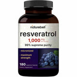 "Explora el poder del Resveratrol con NatureBell: 1000 mg en cada cápsula para una salud óptima. Descubre cómo 180 cápsulas pueden transformar tu bienestar hoy mismo."