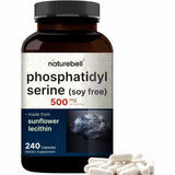 NatureBell Phosphatidyl Serine 500 mg - 240 Cápsulas - Puro Estado Fisico