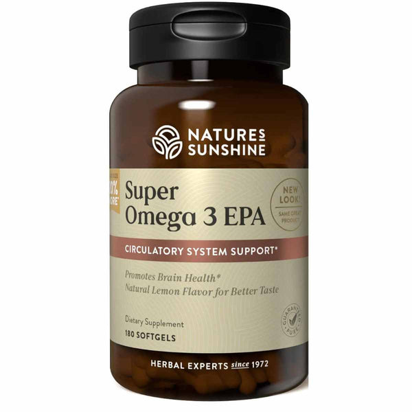 Nature's Sunshine Super Omega 3 EPA - 180 Cápsulas - Puro Estado Fisico