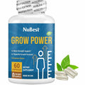 NuBest Grow Power - Vitaminas para Crecer de Estatura en Niños - 60 Cápsulas - 60 Servicios - Puro Estado Físico.