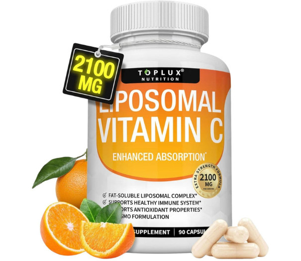 Toplux Nutrition - Vitamina C Liposomal (2100 mg - 90 Cápsulas)