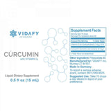 Vidafy NANOFY Curcumina con Vitamina D3 - 15 ml - Puro Estado Fisico
