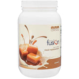 Frasco de suplemento Bariatric Fusion Reemplazo de Comida Alto en Proteína Sabor Caramelo Polvo