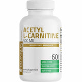 Bronson Acetyl L-Carnitina 500 mg - Cápsulas sin gluten y OGM para el bienestar general