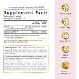 Tabla nutricional del suplemento Cocó March Vitamina D3 y K2 120 cápsulas blandas