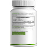 Tabla nutricional del suplemento Deal Supplement Quercetina Dihidratada 300 cápsulas