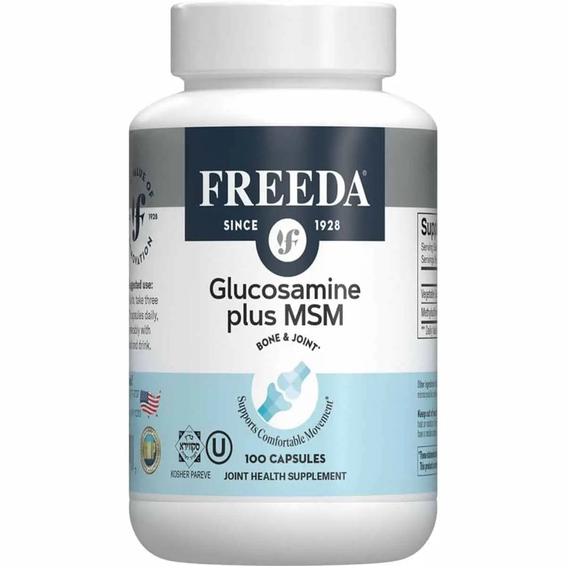 Freeda Glucosamina MSM - Cápsulas para soporte articular