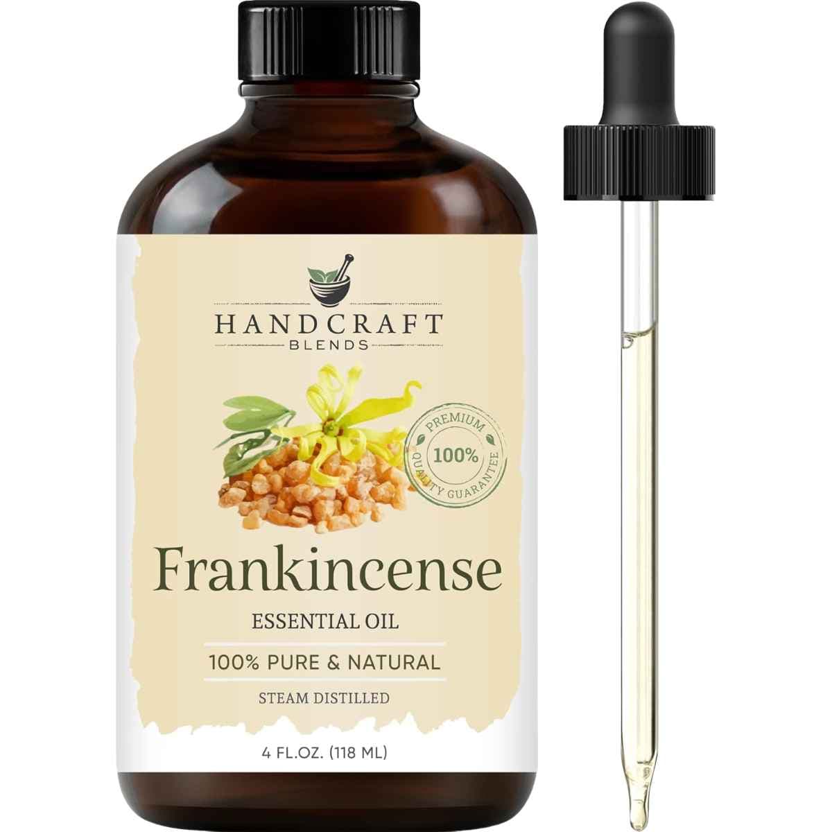 Botella de Aceite Esencial de Incienso Handcraft Blends 4 fl. oz. líquido