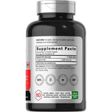 Tabla nutricional del suplemento Horbäach L-Arginina HCL 120 Tabletas