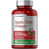 Frasco de suplemento Horbäach Vinagre de Sidra de Manzana 3200 mg 180 Tabletas
