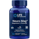 Frasco de suplemento Life Extension Neuro-Mag Magnesio L-Treonato 150 cápsulas
