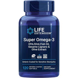 Frasco de suplemento Life Extension Super Omega-3 EPA/DHA 2000 mg 120 cápsulas blandas