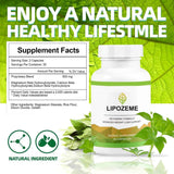 Tabla nutricional del suplemento Lipozem Fórmula Cetogénica con BHB 60 Cápsulas