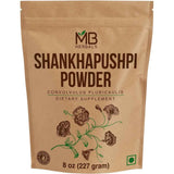 Empaque del suplemento MB Herbals Shankhpushpi 227 g Polvo