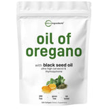 Bolsa de suplemento Micro Ingredients Aceite de Orégano con Aceite de Semilla Negra 300 Cápsulas Blandas