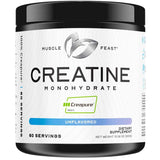 Frasco de suplemento Muscle Feast Monohidrato de Creatina 300g