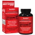 Frasco de suplemento MuscleMeds Vitamin T Multivitamínico 90 tabletas