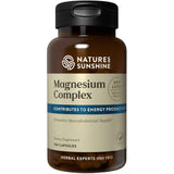 Frasco de suplemento Nature's Sunshine Citrato y Malato de Magnesio 100 cápsulas