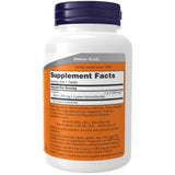 Tabla nutricional del suplemento NOW Foods L-Lisina 1000 mg 100 tabletas