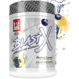 Frasco de suplemento Old School Labs Blast X Pre-Entreno Avanzado 518 g sabor Limonada de Arándanos