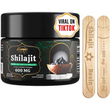 Frasco de suplemento Sennasi Resina de Shilajit 600 mg 30 g