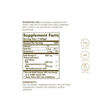 Tabla nutricional del suplemento Solgar Omega 3 Triple Concentración 950 mg 100 cápsulas blandas