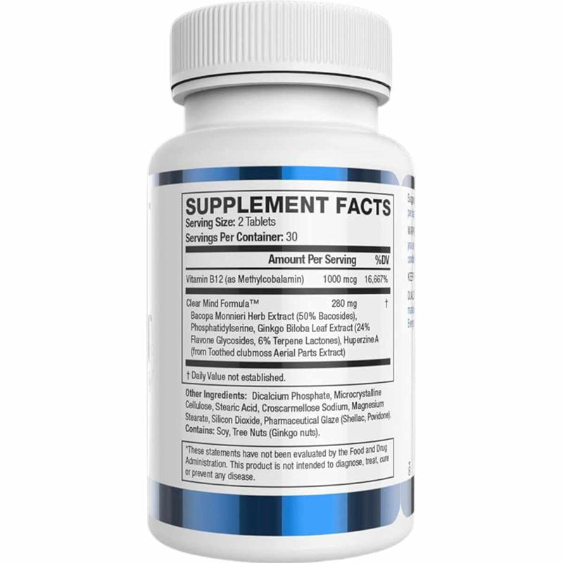 Ingredientes y beneficios de Youthful Brain Soporte para la Memoria - 60 tabletas