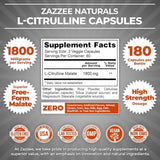 Suplemento de L-Citrulina Malato - 100% vegano y alta biodisponibilidad.