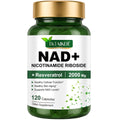 Frasco de suplemento TKTAIKER NAD+ 2000 mg 120 cápsulas