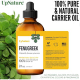 Tabla nutricional del suplemento UpNature Aceite de Fenogreco 59 ml líquido