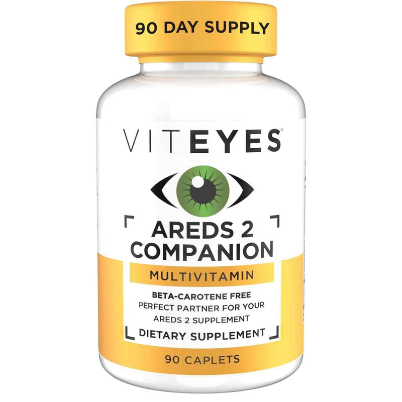 Frasco de suplemento Viteyes Multivitamínico Complementario AREDS 2, con 90 Tabletas