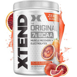 Frasco de suplemento Xtend Original 7G BCAA Naranja Sanguina Italiana 30 servicios