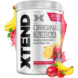 Frasco de suplemento Xtend Original 7G BCAA Ponche de Frutas 30 servicios