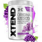 Frasco de suplemento Xtend Original 7G BCAA Uva Glacial 30 servicios