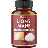 Frasco de suplemento Zolotus Melena de León 11 en 1 90 cápsulas