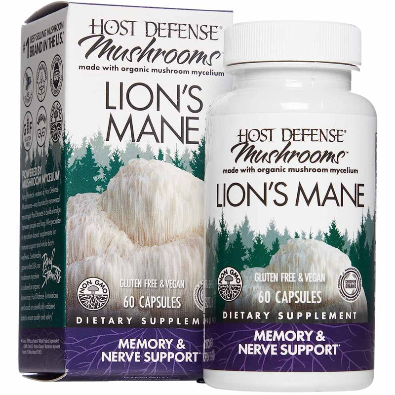 Host Defense Lion's Mane Mushroom - Puro Estado Fisico
