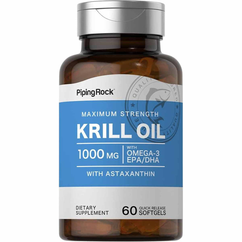 Piping Rock Krill Oil 1000 mg - Puro Estado Fisico