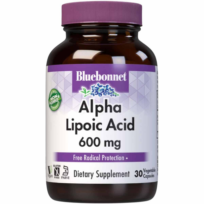 Bluebonnet Alpha Lipoic Acid 600 mg - Puro Estado Fisico