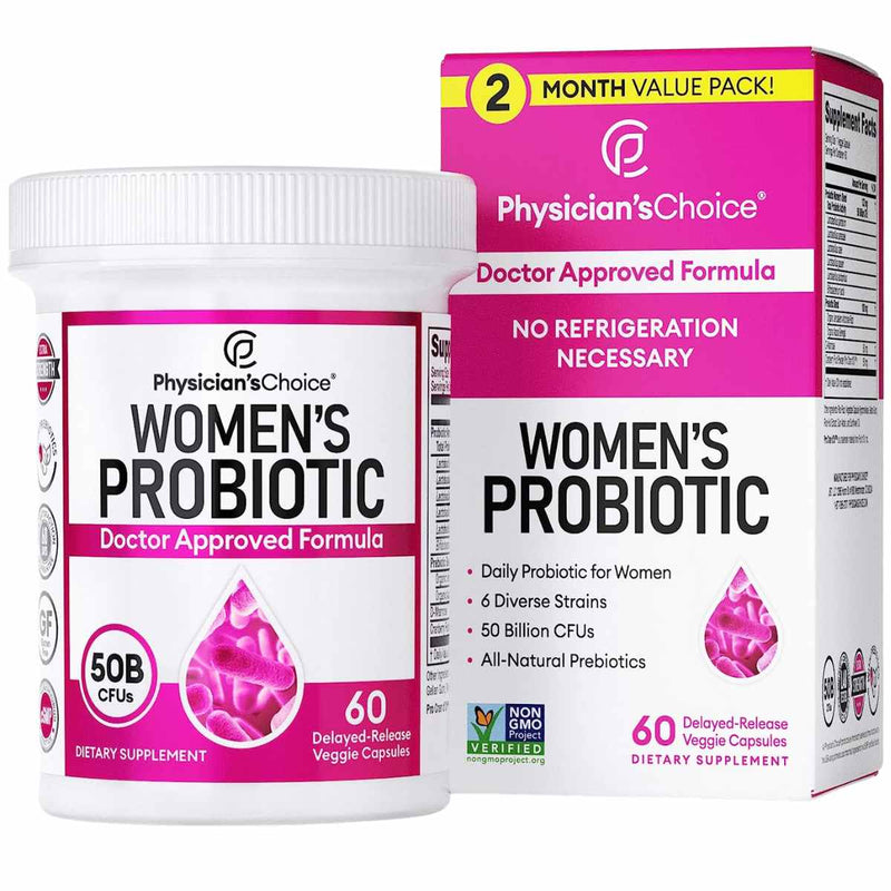 Probióticos para mujeres 50 Billon CFUS - Puro Estado Fisico